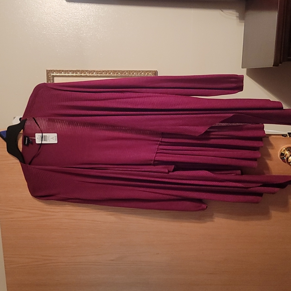 Waffle knit cargigan